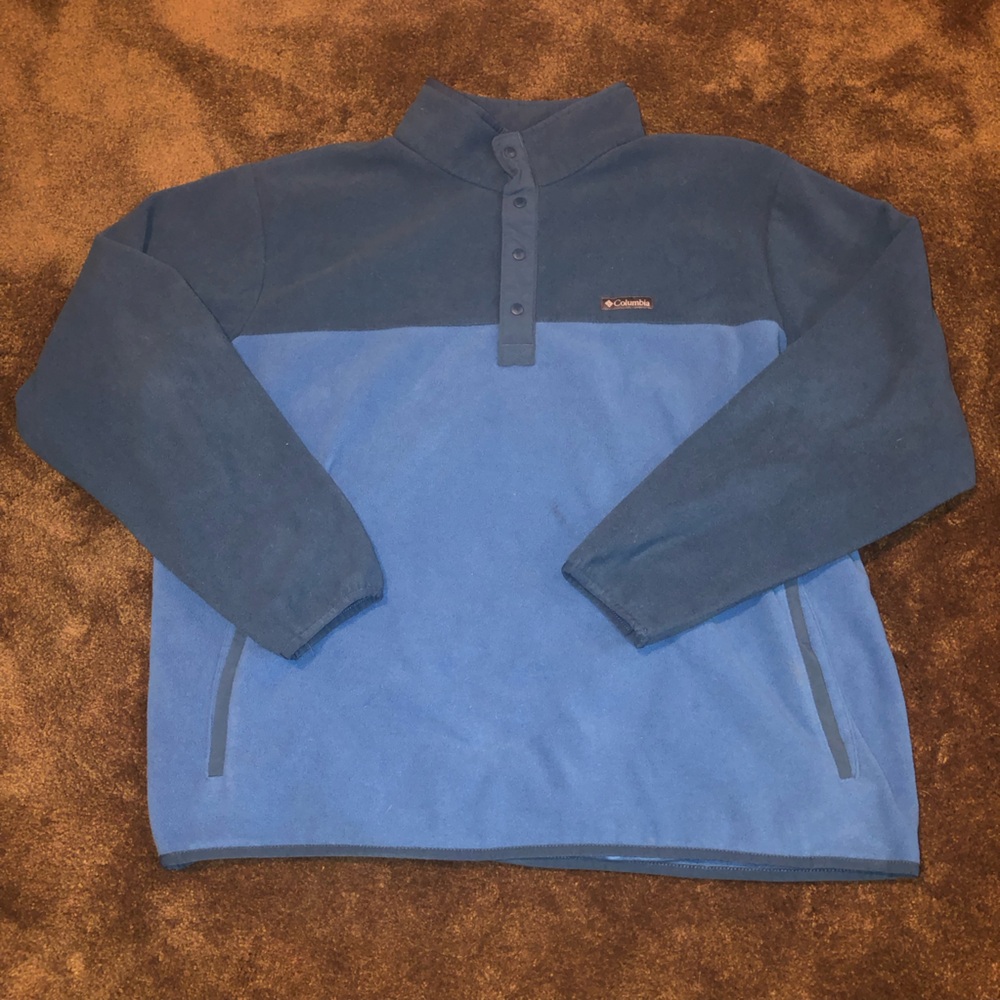 Columbia Half Snap Fleece Pullover Blue